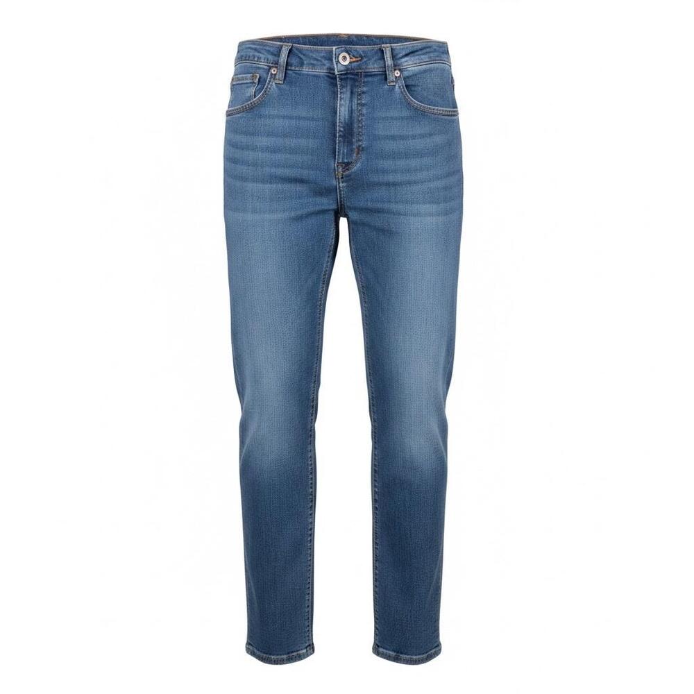 Levis 502 Jeans Boys 34x28 Blue Medium Wash Denim Regular Fit Tapered Stretch